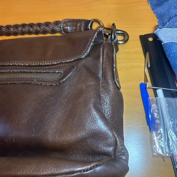 Thomas Wylde braided leather rhinestone skull crossbody bag - Picture 15 of 16